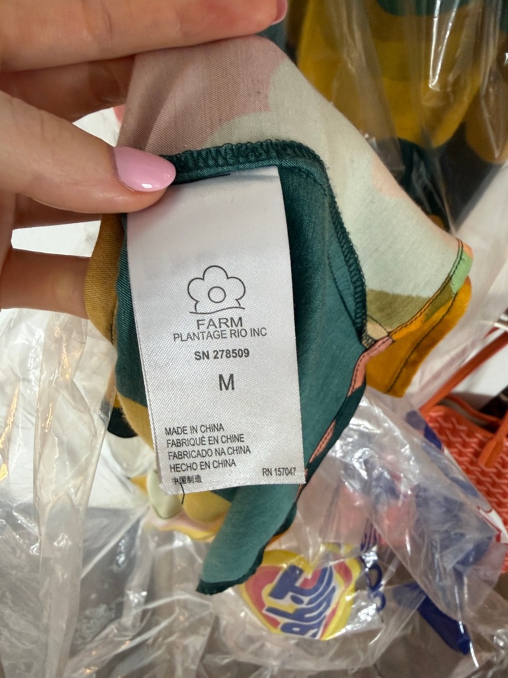 One-Shoulder Floral Midi Dress in Teal and Yellow - Picture 4 of 4